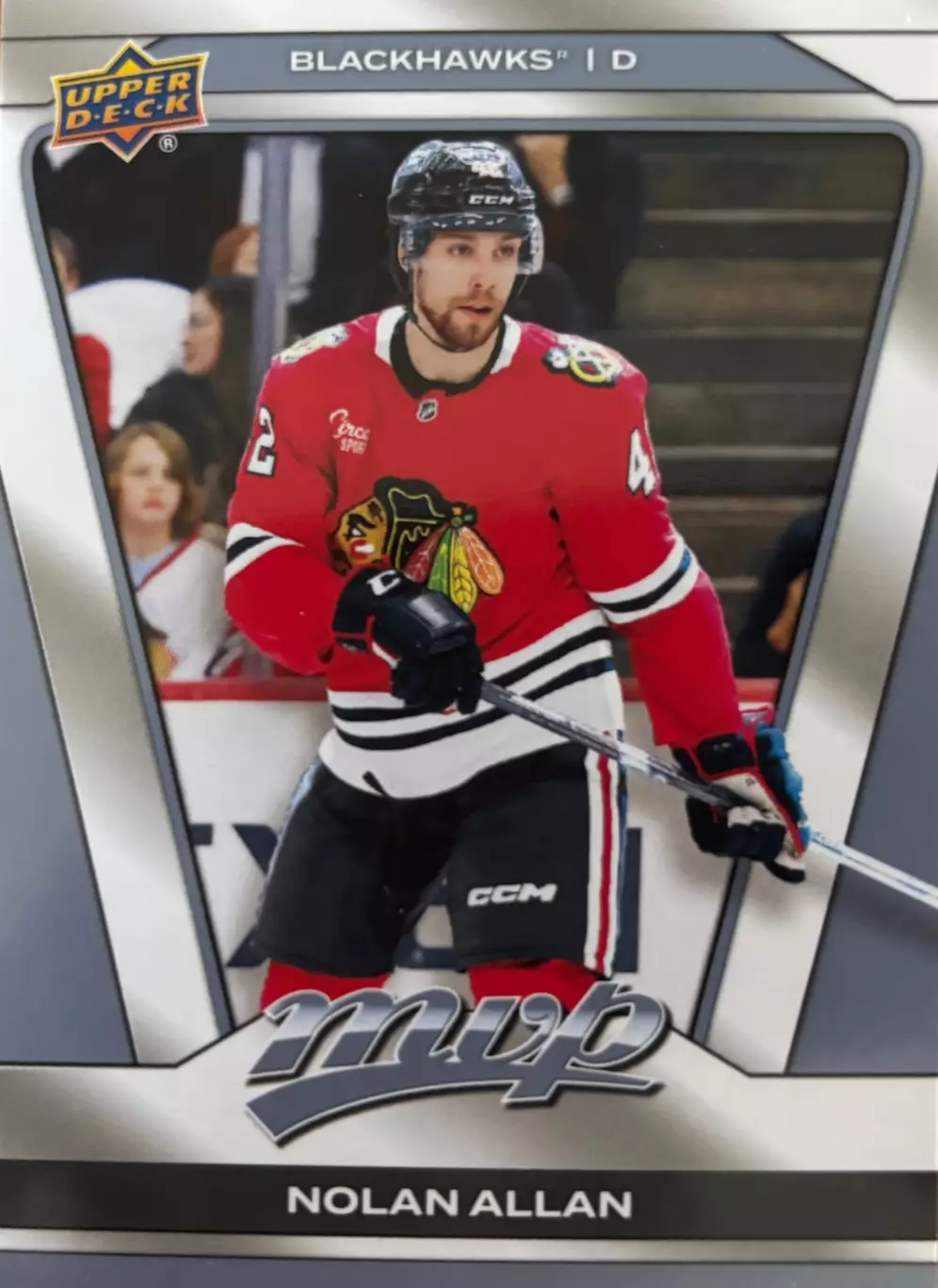 Хоккей. Карточка Nolan Allan - Нолан Аллан Chicago Blackhawks - Чикаго НХЛ/NHL