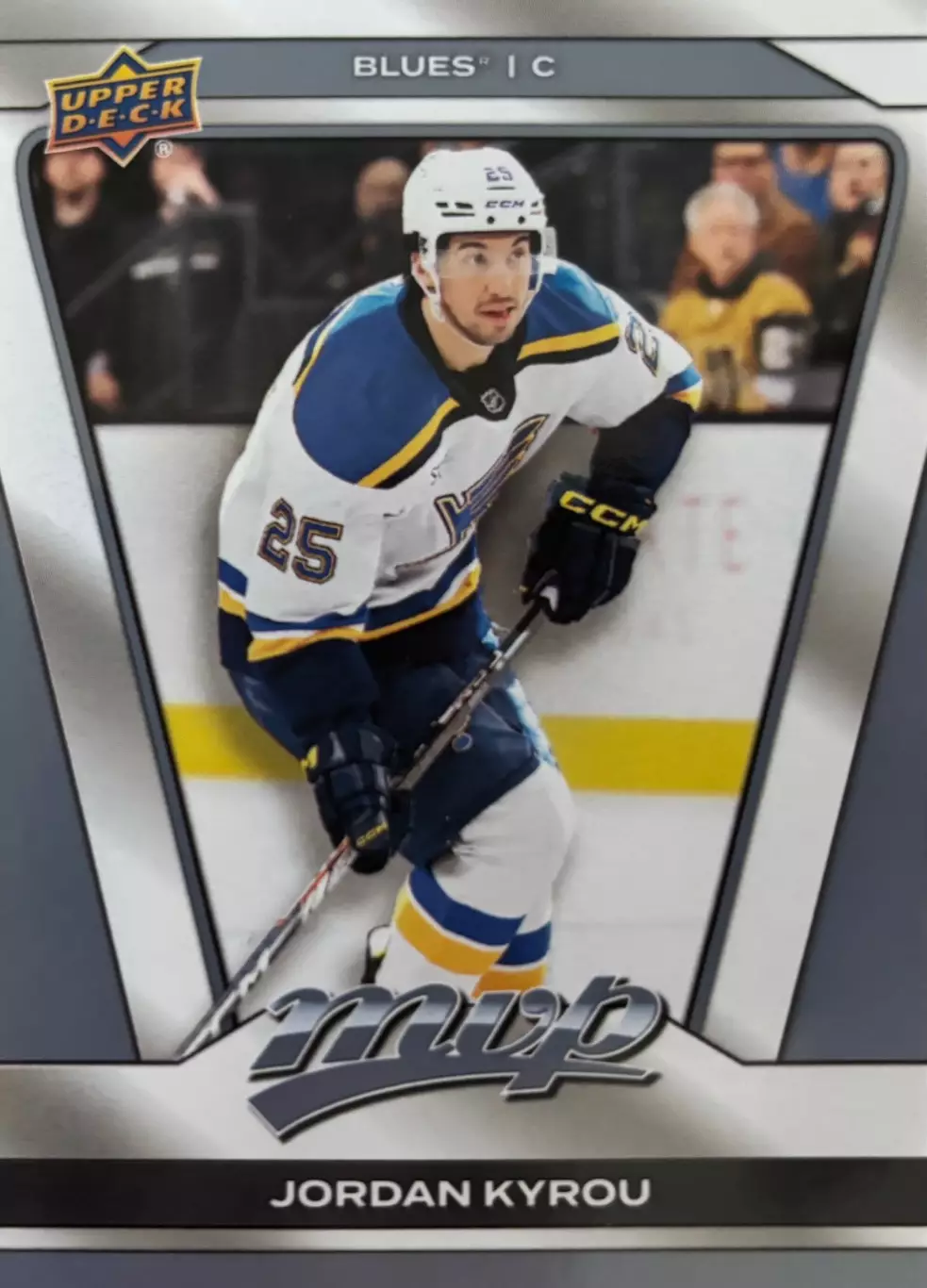 Хоккей. Карточка Jordan Kyrou-Джордан Кайру St. Louis Blues/Сент-Луис НХЛ/NHL