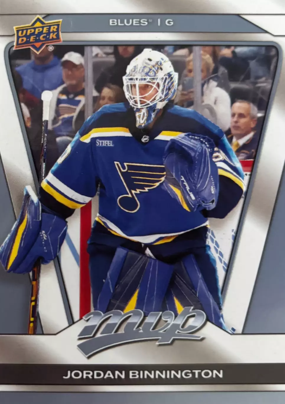 Карточка Jordan Binnington-Джордан Биннингтон St. Louis Blues/Сент-Луис НХЛ-NHL