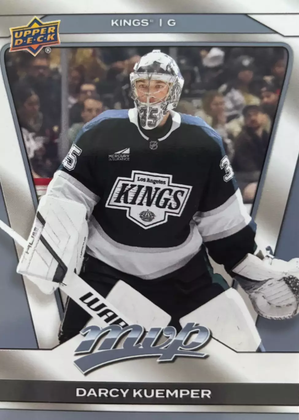 Хоккей Карточка Darcy Kuemper-Дарси Кемпе Los Angeles Kings/Лос-Анджелес НХЛ/NHL