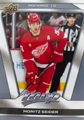 Хоккей. Карточка Moritz Seider-Мориц Зайдер Detroit Red Wings-Детройт НХЛ-NHL