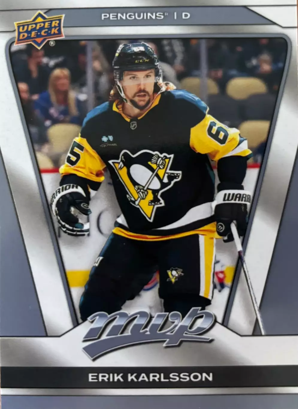 Карточка Erik Karlsson - Эрик Карлссон Pittsburgh Penguins - Питтсбург НХЛ/NHL
