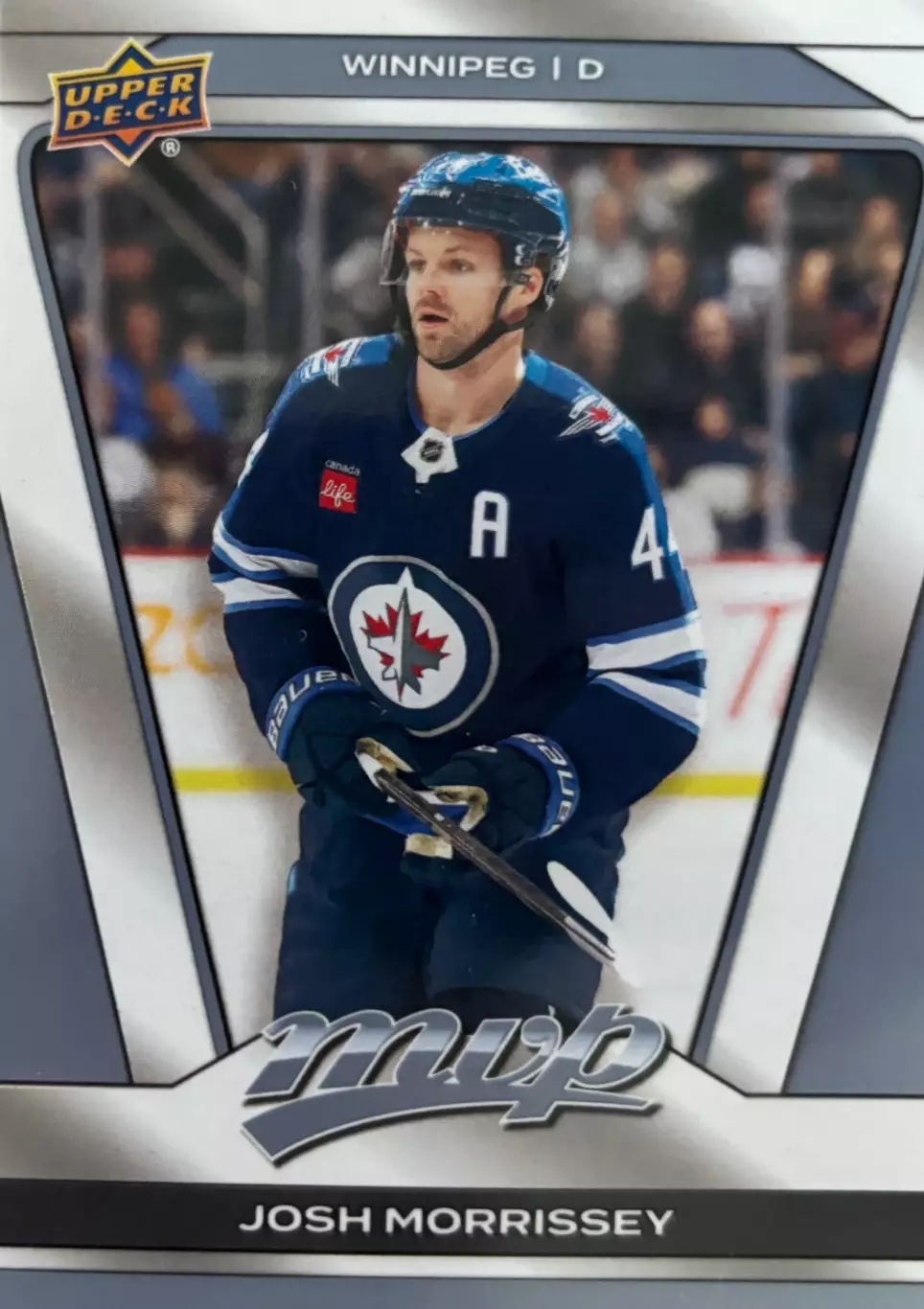 Хоккей. Карточка Josh Morrissey - Джош Моррисси Winnipeg Jets - Виннипег НХЛ NHL