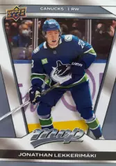 Карточка Lekkerimaki - Юнатан Леккеримяки Vancouver Canucks - Ванкувер НХЛ/NHL