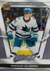 Карточка Macklin Celebrini - Маклин Селебрини San Jose Sharks/Сан-Хосе НХЛ/NHL