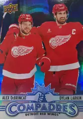 Хоккей. Карточка Алекс Дебринкэт-Дилан Ларкин Detroit Red Wings/Детройт НХЛ/NHL