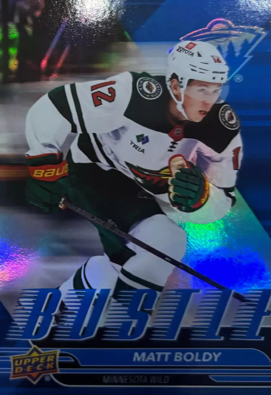Хоккей. Карточка Matt Boldy-Мэттью Болди Minnesota Wild-Миннесота Уайлд НХЛ NHL
