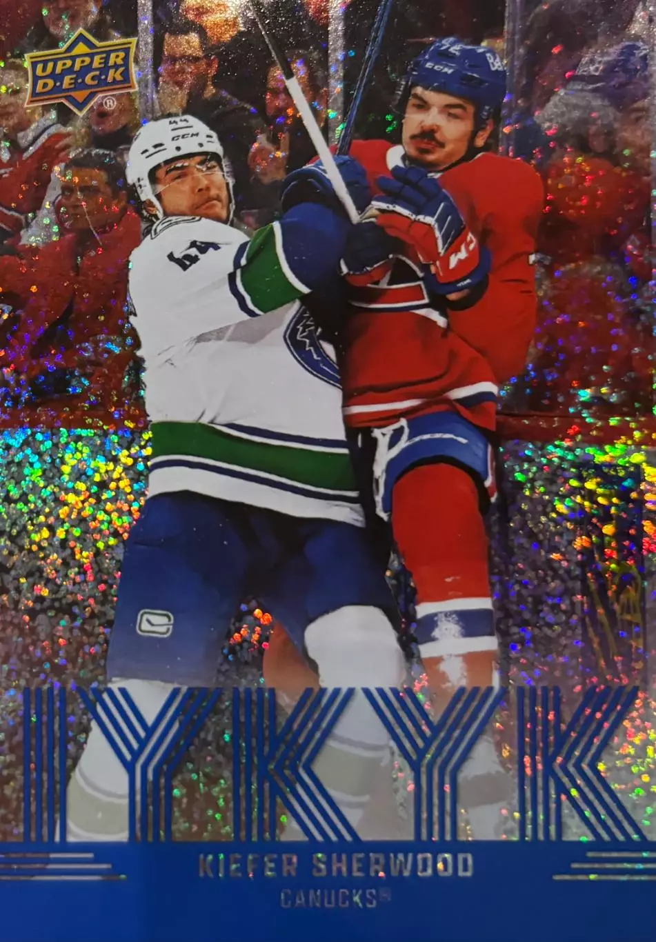 Карточка Kiefer Sherwood-Кифер Шервуд Vancouver Canucks-Ванкувер Кэнакс НХЛ/NHL