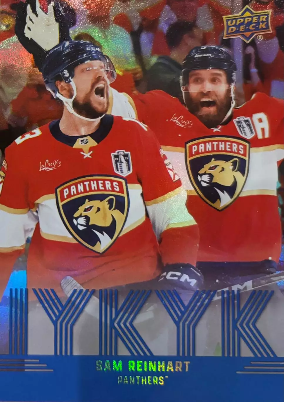 Хоккей. Карточка Sam Reinhart - Сэм Райнхарт Florida Panthers - Флорида НХЛ-NHL