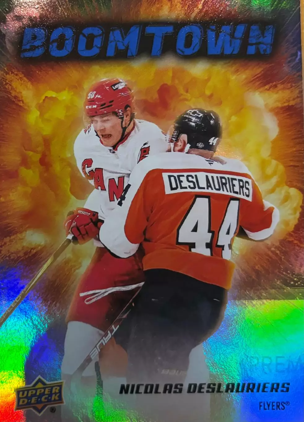 Карточка Deslauriers - Николя Делорье Philadelphia Flyers - Филадельфия НХЛ/NHL
