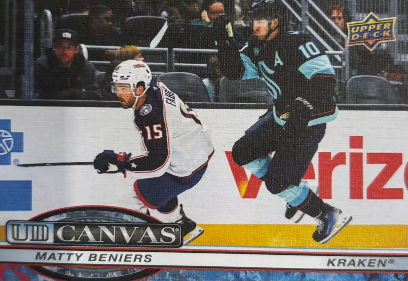 Хоккей. Карточка Matty Beniers-Мэтти Бенирс Seattle Kraken-Сиэтл Кракен НХЛ-NHL