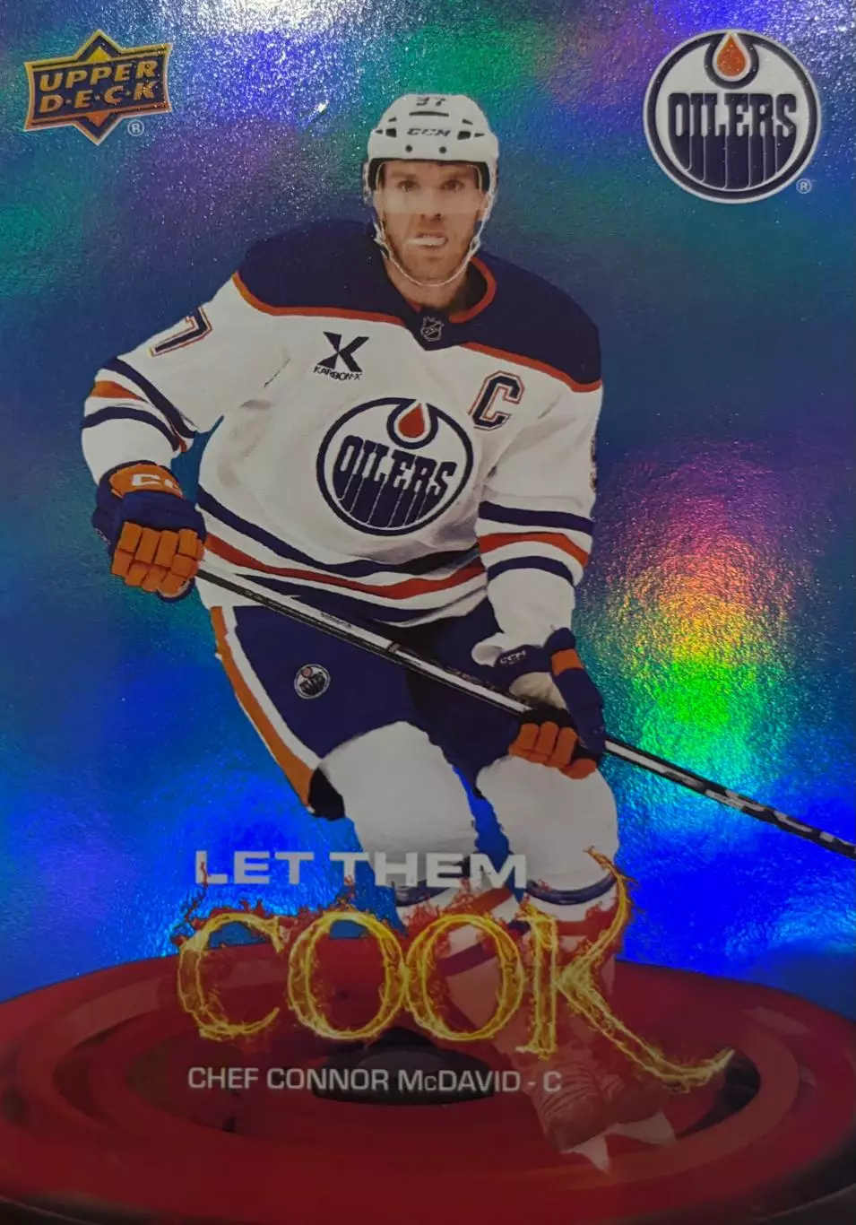 Хоккей. Карточка Connor McDavid-Коннор Макдэвид Edmonton Oilers/Эдмонтон НХЛ-NHL