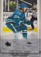 Карточка Tyler Toffoli - Тайлер Тоффоли San Jose Sharks / Сан-Хосе Шаркс НХЛ/NHL