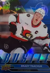 Хоккей. Карточка Brady Tkachuk-Брэди Ткачук Ottawa Senators - Оттава НХЛ-NHL