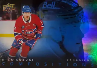 Хоккей. Карточка Nick Suzuki - Ник Сузуки Montreal Canadiens - Монреаль НХЛ-NHL