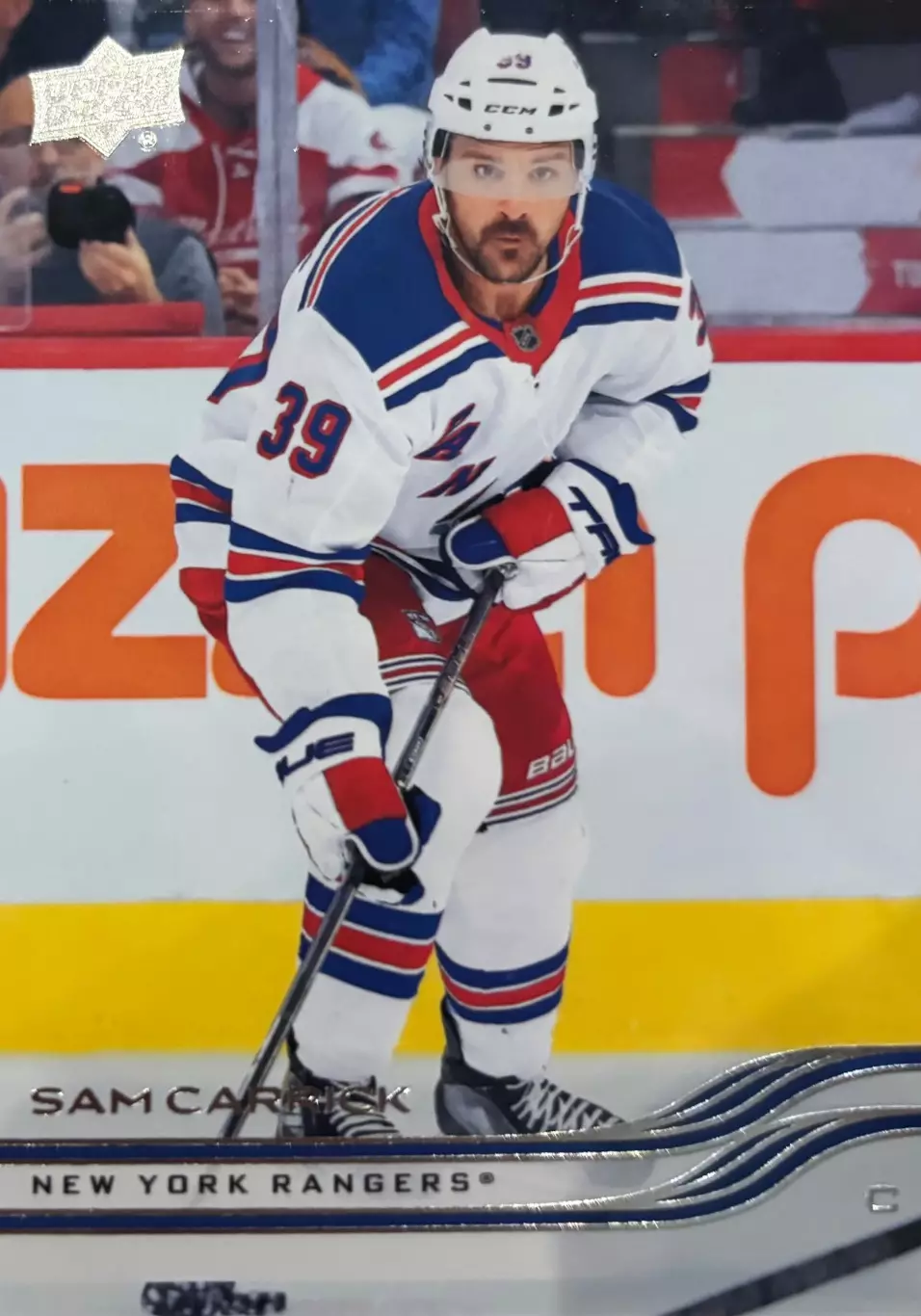 Карточка Sam Carrick - Сэм Кэррик New York Rangers / Нью-Йорк Рейнджерс НХЛ/NHL