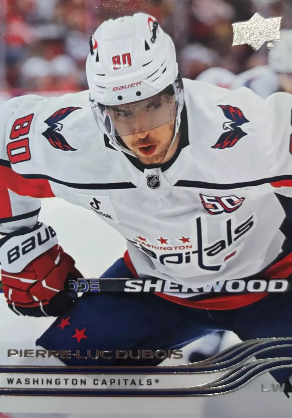 Карточка Pierre-Luc Dubois-Пьер-Люк Дюбуа Washington Capitals-Вашингтон НХЛ/NHL