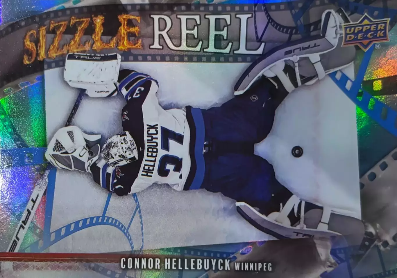 Карточка Connor Hellebuyck/Коннор Хеллебак Winnipeg Jets-Виннипег Джетс НХЛ-NHL