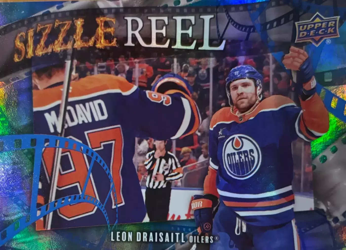 Хоккей. Карточка Leon Draisaitl/Леон Драйзайтль Edmonton Oilers/Эдмонтон НХЛ/NHL