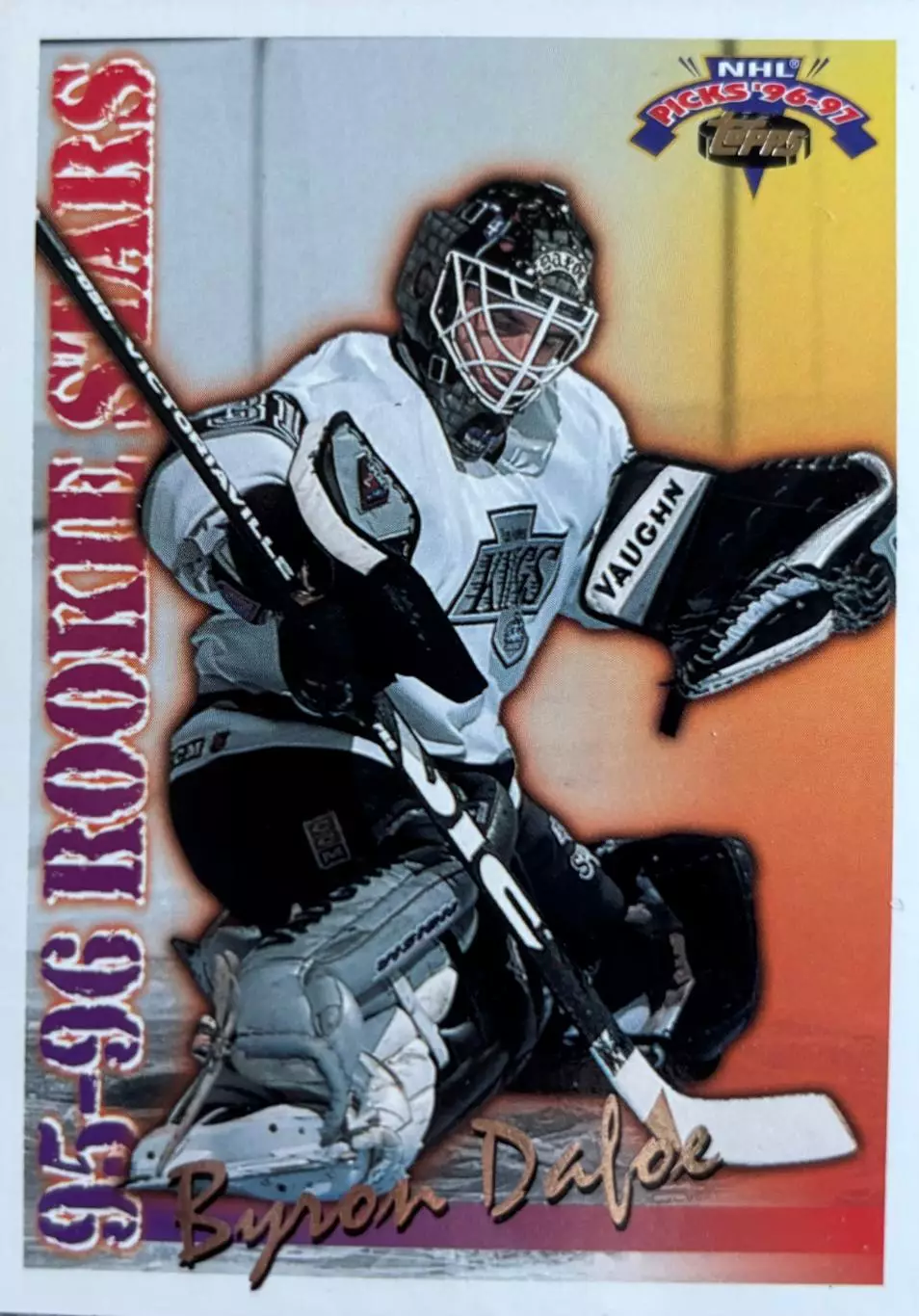 Карточка Byron Dafoe-Байрон Дафо Los Angeles Kings/Лос-Анджелес,Авангард НХЛ/NHL