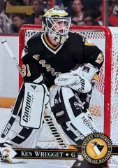 Хоккей. Карточка Ken Wregget-Кен Реггет Pittsburgh Penguins - Питтсбург НХЛ-NHL