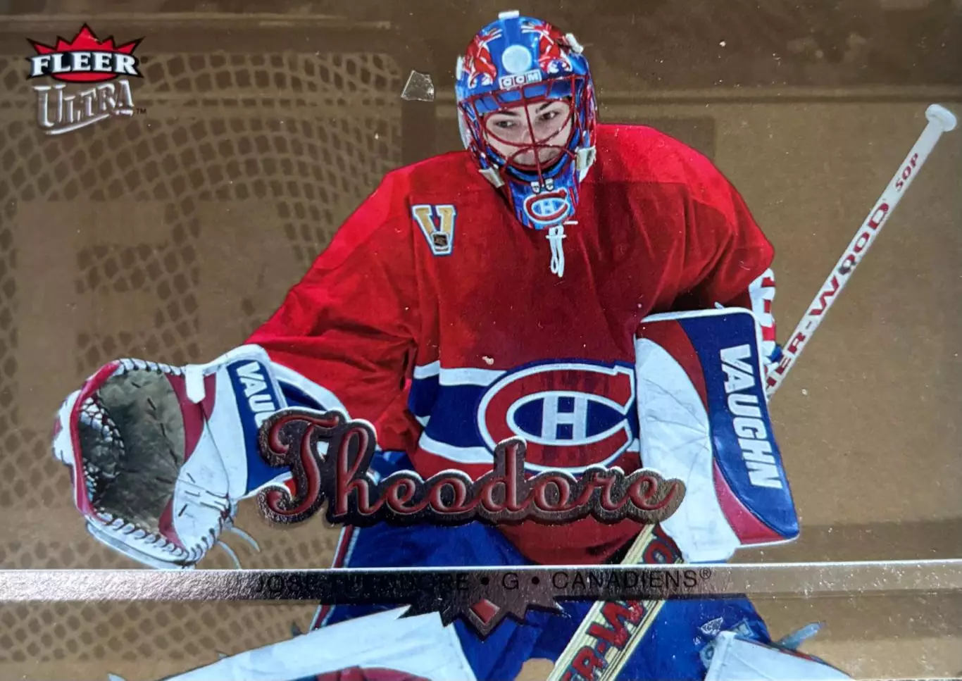 Хоккей. Карточка Jose Theodore-Жозе Теодор Montreal Canadiens - Монреаль НХЛ-NHL