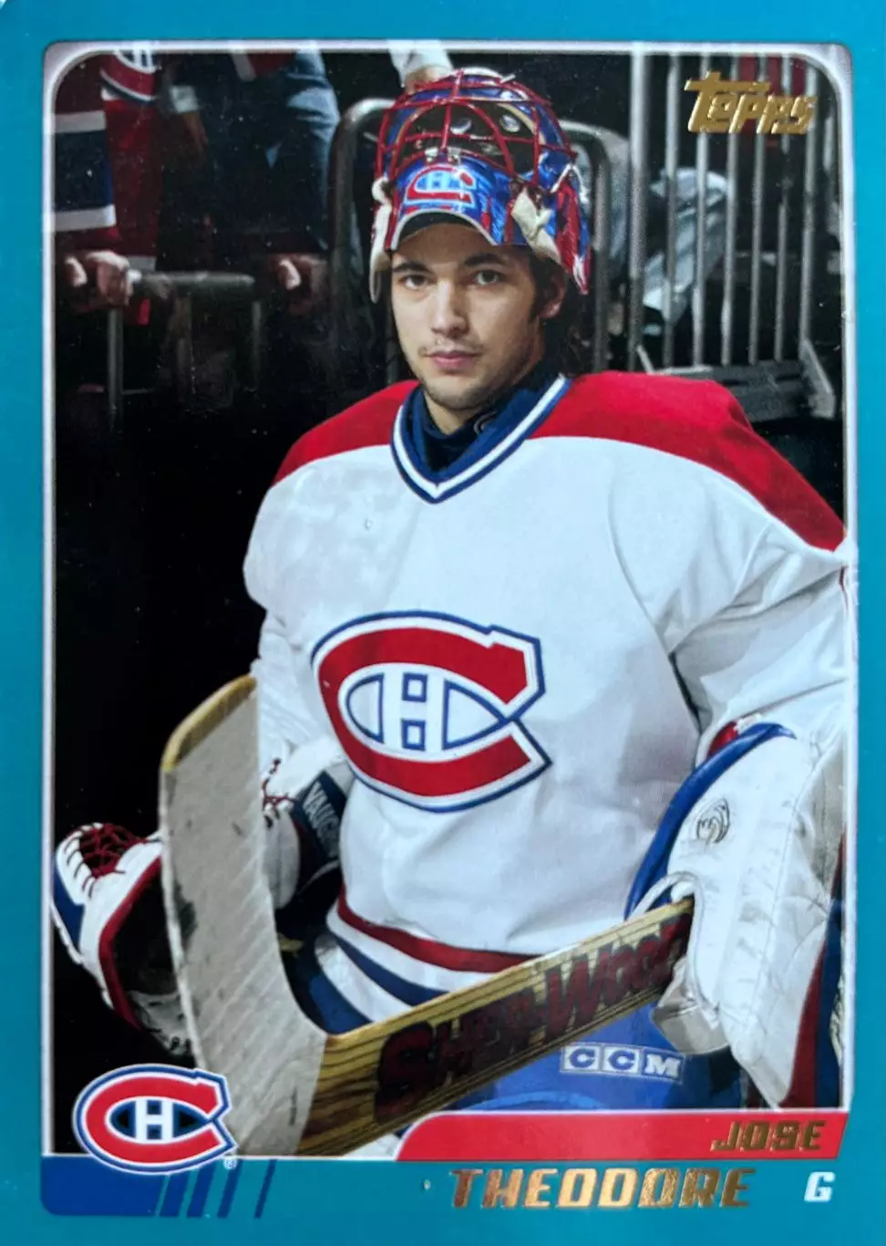 Хоккей. Карточка Jose Theodore-Жозе Теодор Montreal Canadiens - Монреаль НХЛ NHL