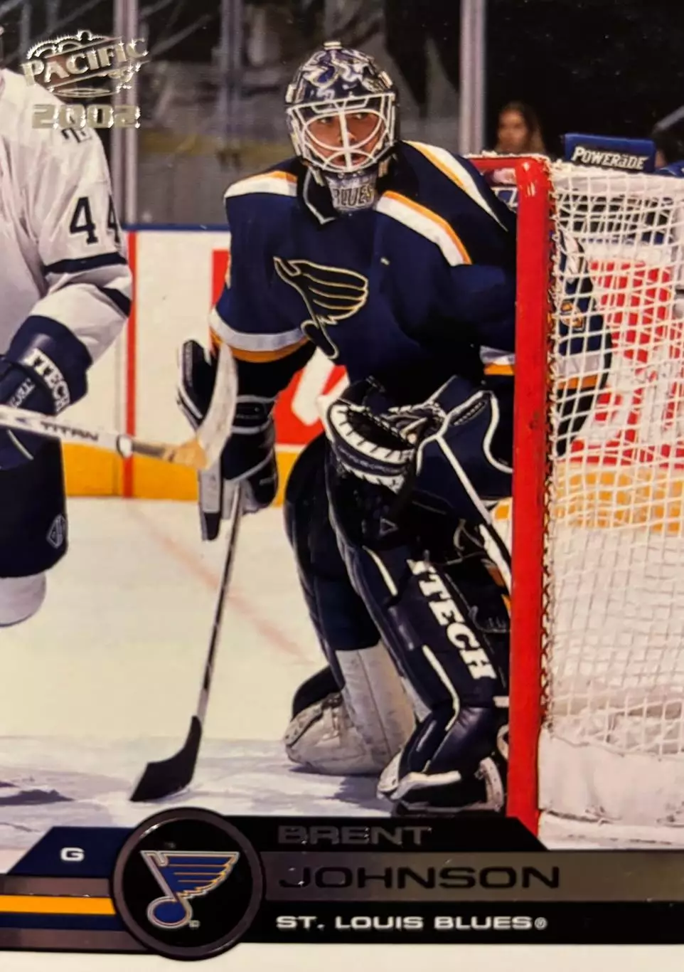 Хоккей. Карточка Brent Johnson-Брент Джонсон St. Louis Blues / Сент-Луис НХЛ/NHL