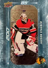 Хоккей Карточка Jaxson Stauber-Джексон Стаубер Chicago Blackhawks-Чикаго НХЛ/NHL