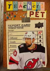 Карточка Tomas Tatar - Томаш Татар New Jersey Devils / Нью-Джерси Девилз НХЛ/NHL