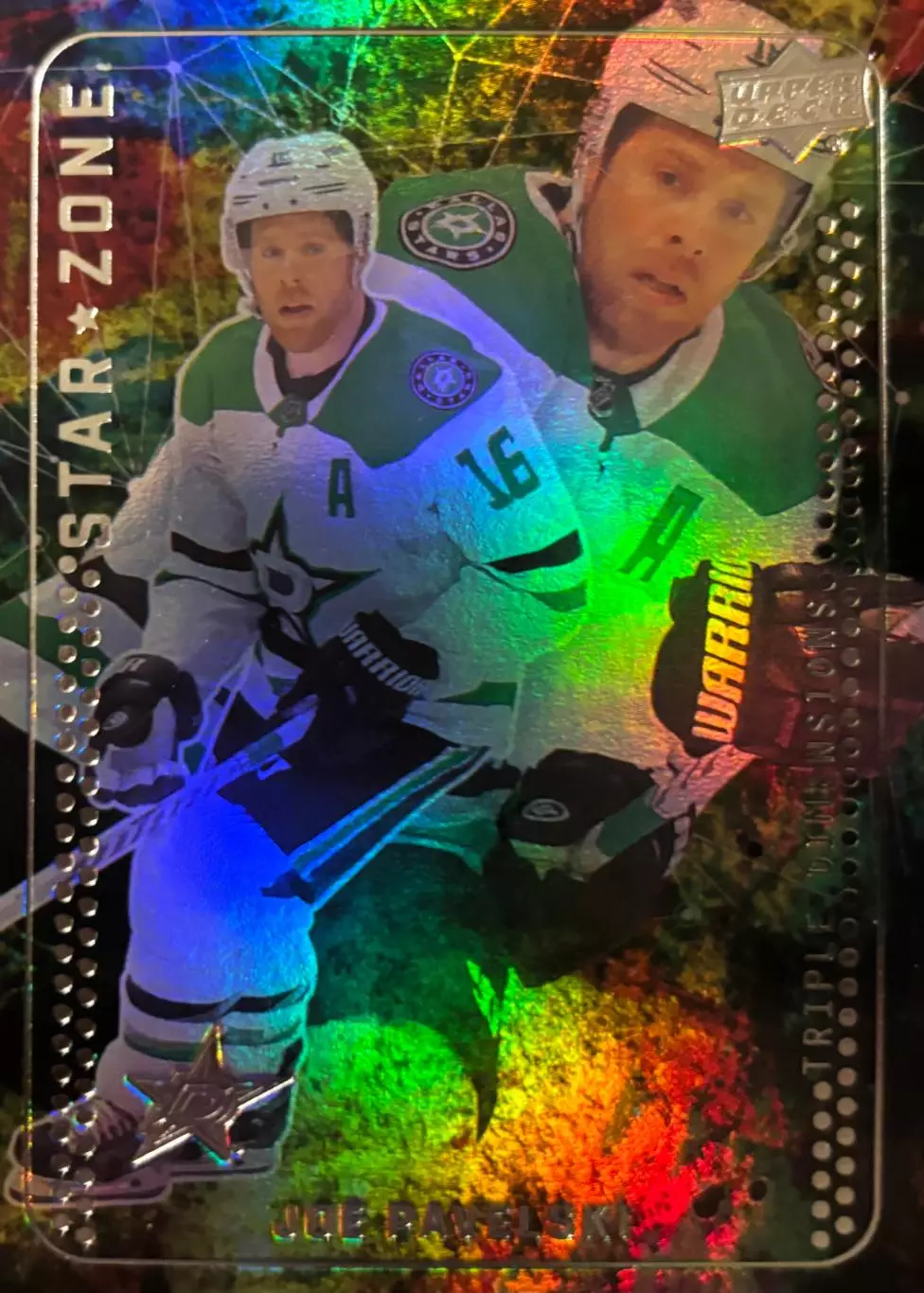 Карточка Joe Pavelski-Джо Павелски Dallas Stars/Даллас, Динамо Минск КХЛ/НХЛ/NHL