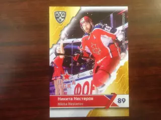 карточка SeReal Card KHL,КХЛ 2018-2019 Никита Нестеров ЦСКА Москва №6