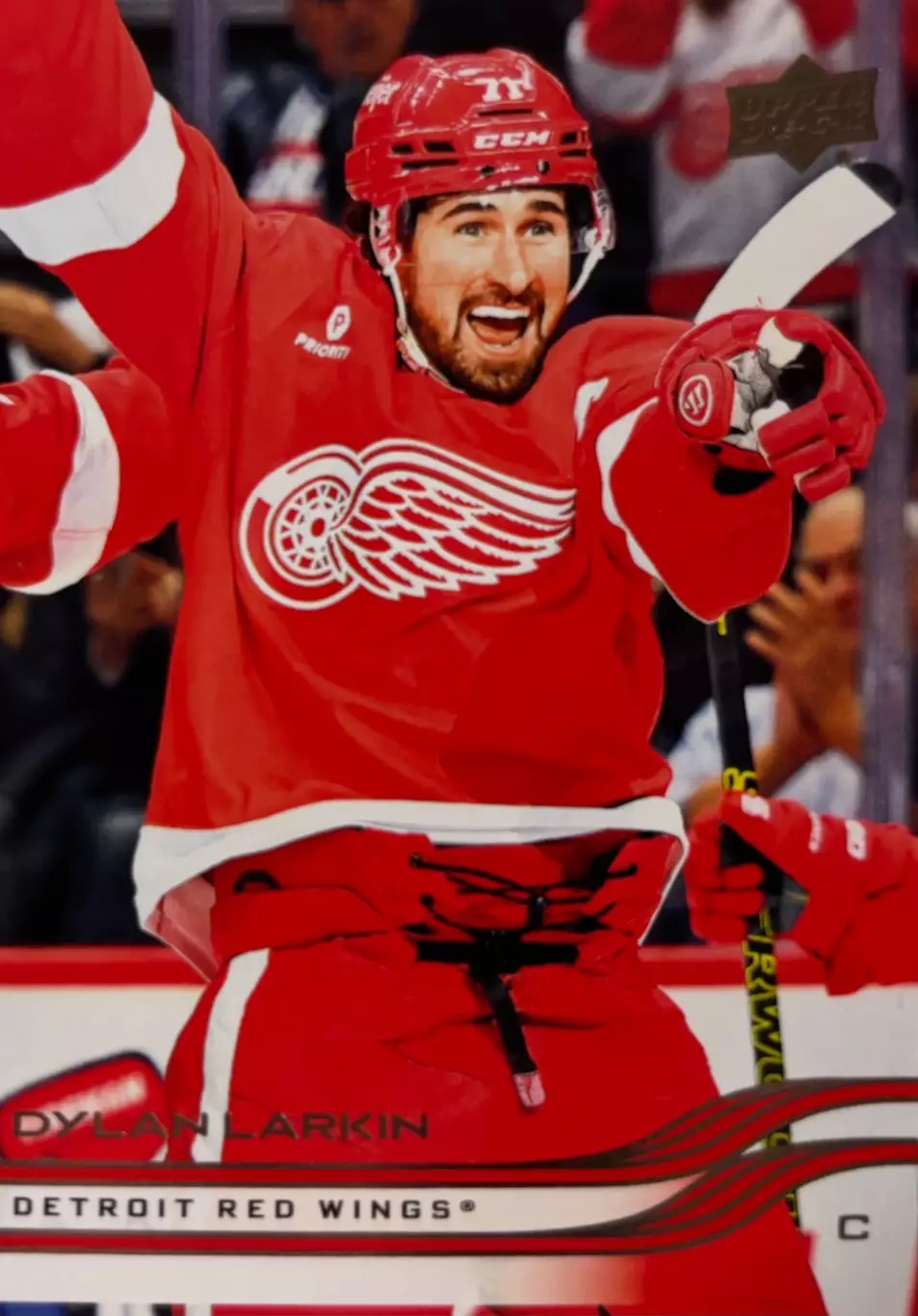 Хоккей. Карточка Dylan Larkin-Дилан Ларкин Detroit Red Wings-Детройт НХЛ/NHL