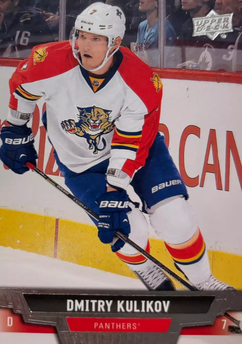 Карточка Дмитрий Куликов Florida Panthers/Флорида, Локомотив Ярославль НХЛ КХЛ