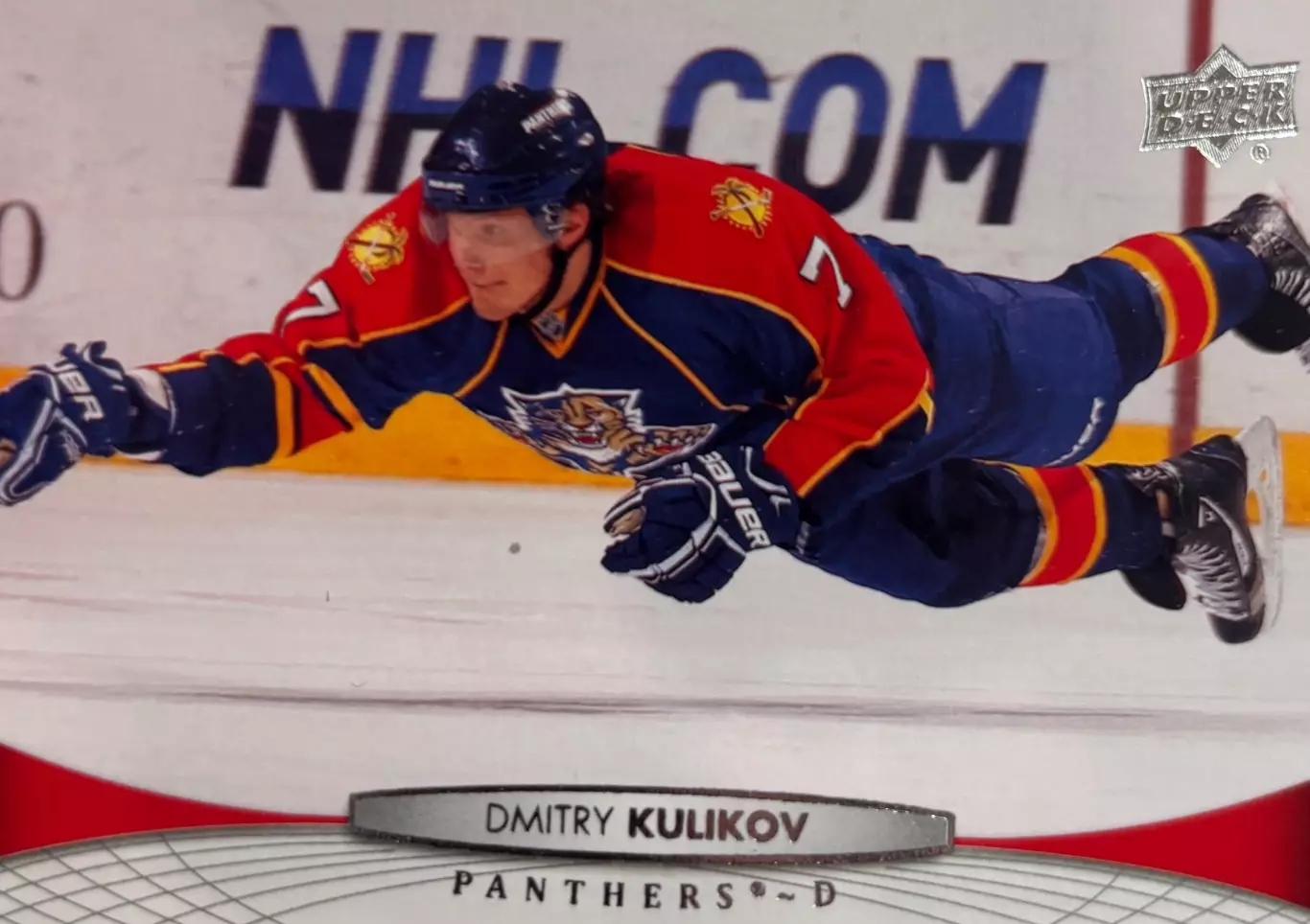 Карточка Дмитрий Куликов Florida Panthers/Флорида, Локомотив Ярославль НХЛ КХЛ