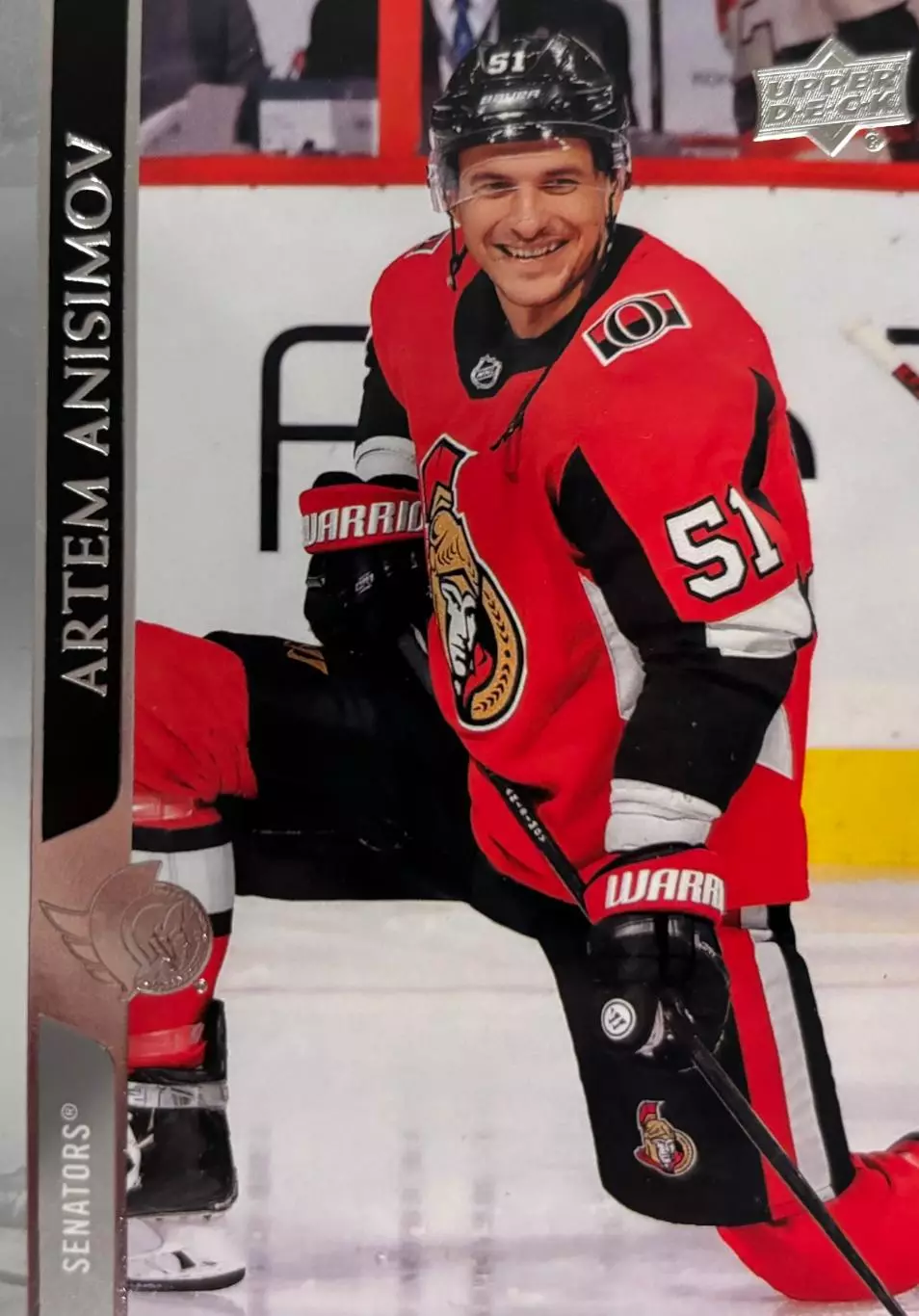 Карточка Артем Анисимов Ottawa Senators/Оттава, Локомотив Ярославль НХЛ/NHL/КХЛ