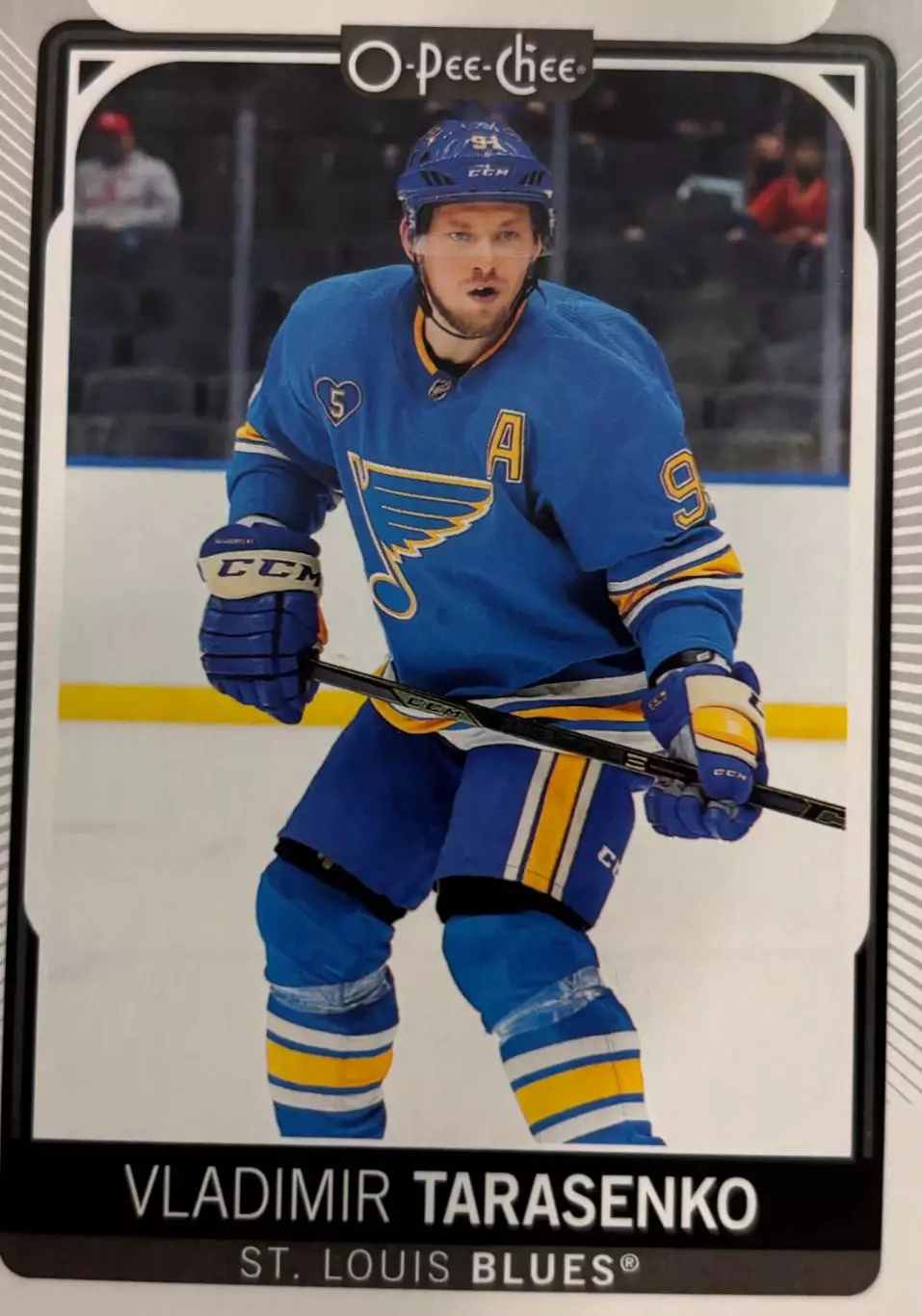 Карточка Владимир Тарасенко St. Louis Blues/Сент-Луис, Сибирь, СКА NHL/НХЛ/КХЛ
