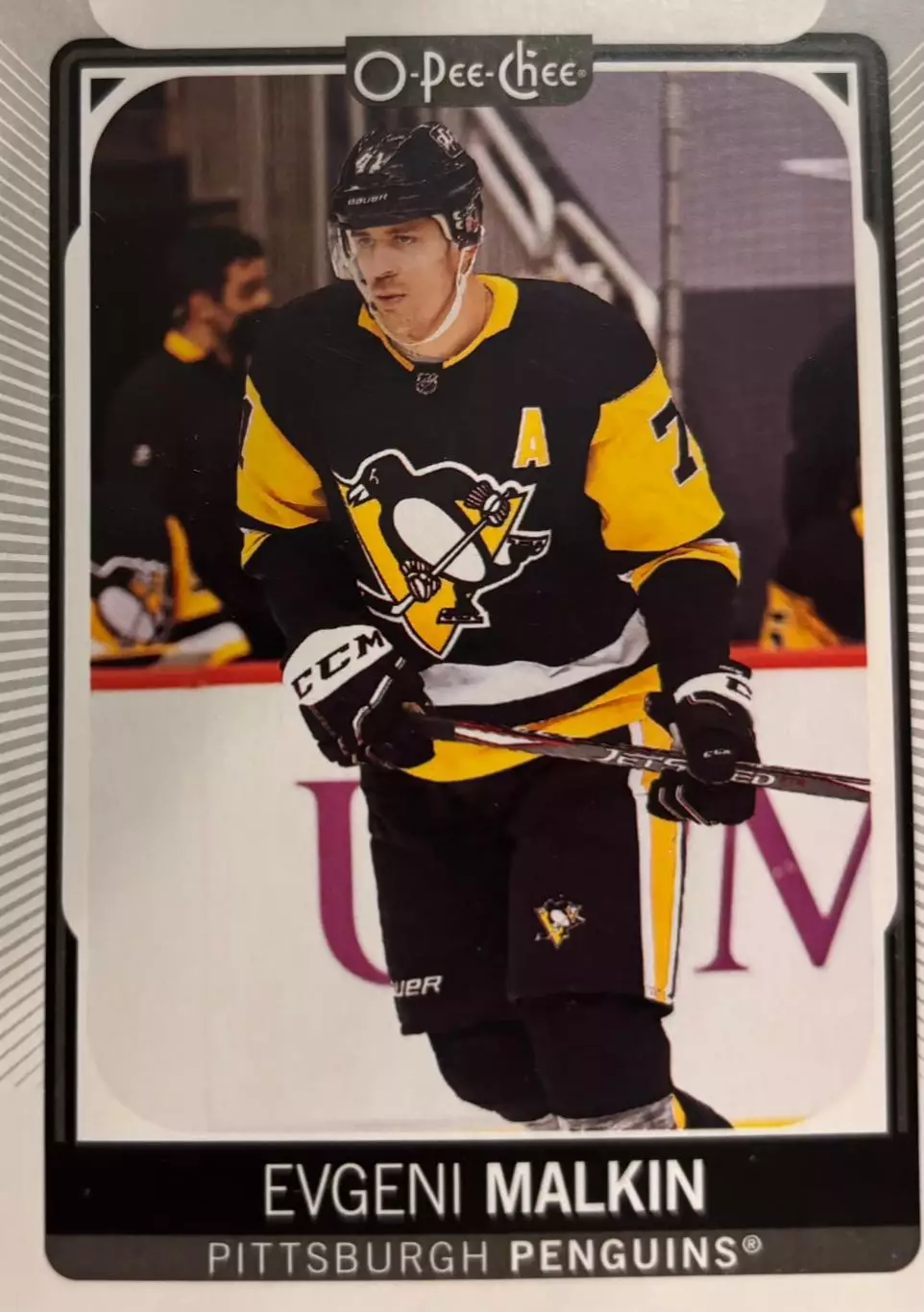 Карточка Евгений Малкин Pittsburgh Penguins/Металлург Магнитогорск НХЛ/NHL/КХЛ
