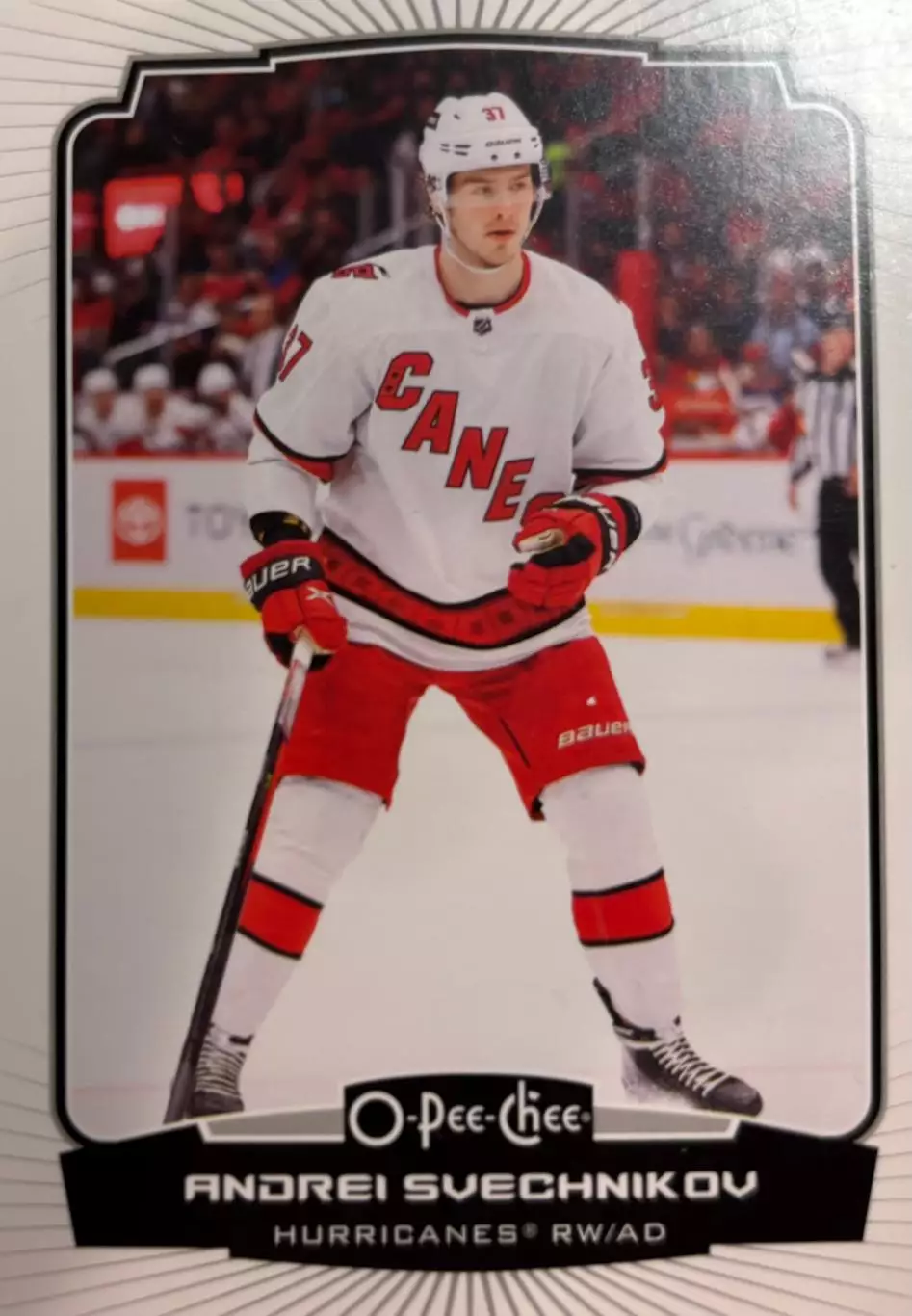 Хоккей. Карточка Андрей Свечников Carolina Hurricanes/Каролина, Ак Барс КХЛ/НХЛ