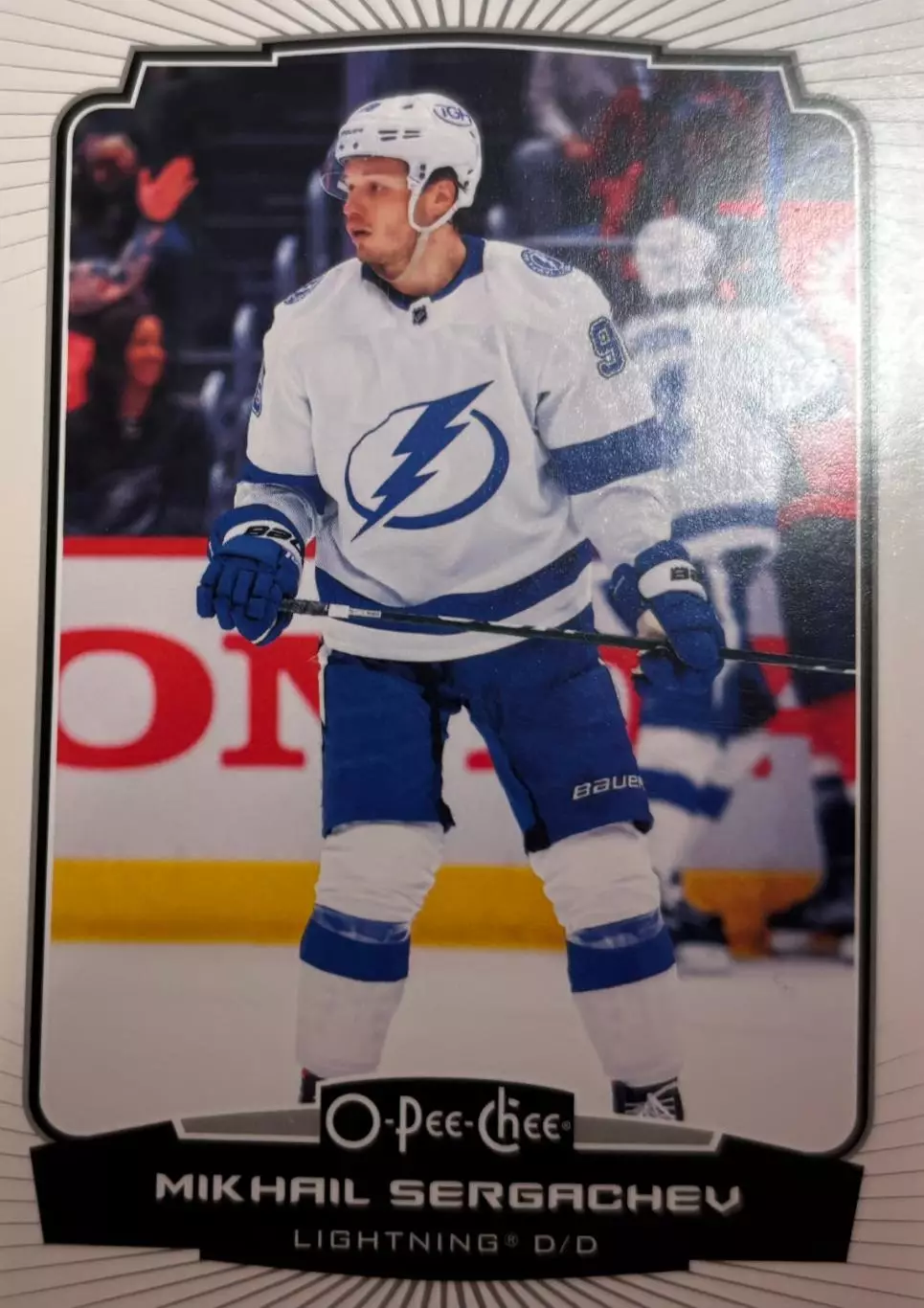 Хоккей. Карточка Михаил Сергачев Tampa Bay Lightning/Тампа-Бэй Лайтнинг НХЛ/NHL