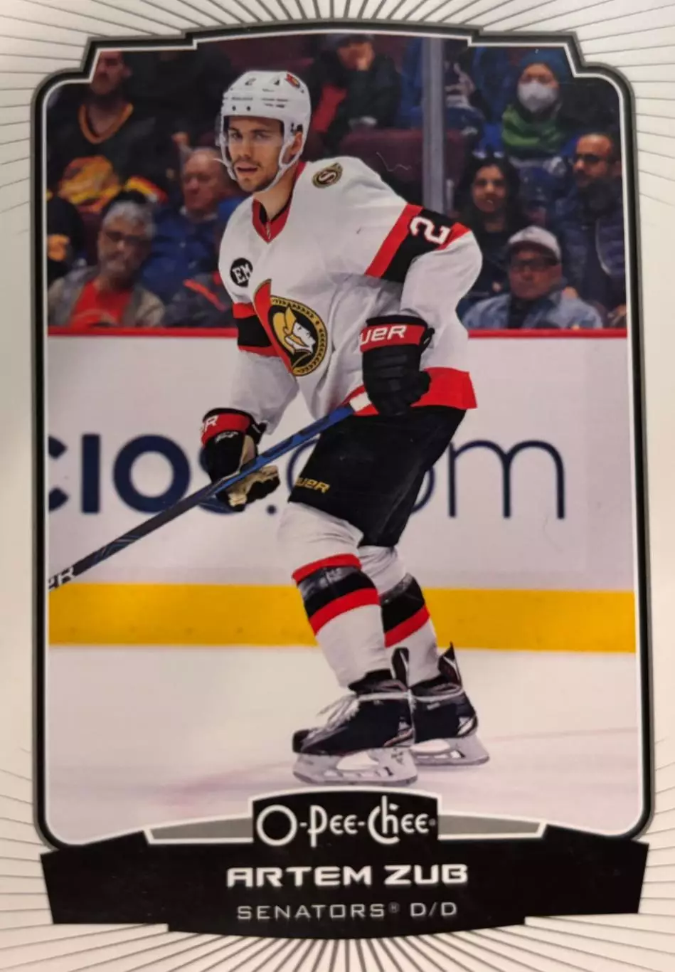 Хоккей Карточка Артем Зуб Ottawa Senators/Оттава Сенаторз, СКА, Амур КХЛ/НХЛ/NHL