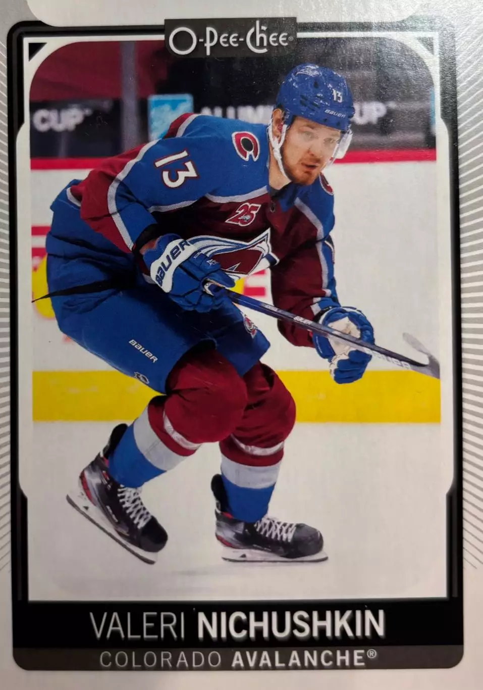 Карточка Валерий Ничушкин Colorado Avalanche/Колорадо, ЦСКА, Трактор НХЛ/NHL/КХЛ