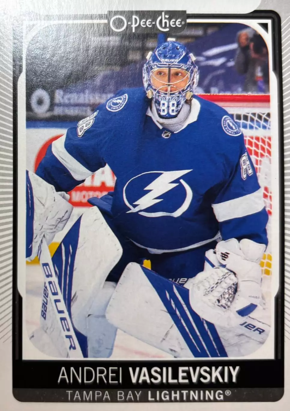 Хоккей Карточка Андрей Василевский Tampa Bay Lightning/Салават Юлаев НХЛ/NHL/КХЛ