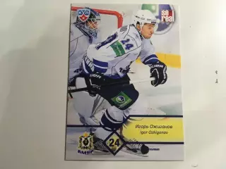 Хоккей. Карточка Игорь Ожиганов Амур Хабаровск КХЛ сезон 2012-2013 SeReal
