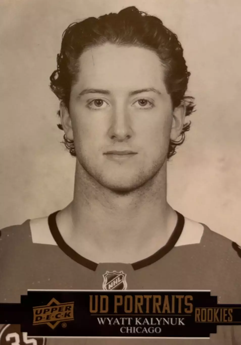Карточка Уайатт Калинюк Chicago Blackhawks,Драконы,Салават Юлаев,Ак Барс НХЛ/КХЛ
