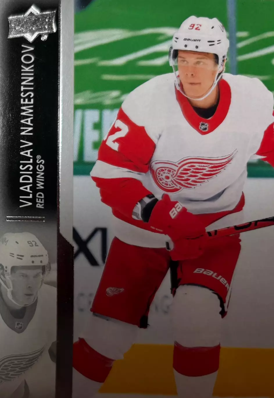 Хоккей. Карточка Владислав Наместников Detroit Red Wings/Детройт, Химик НХЛ/NHL