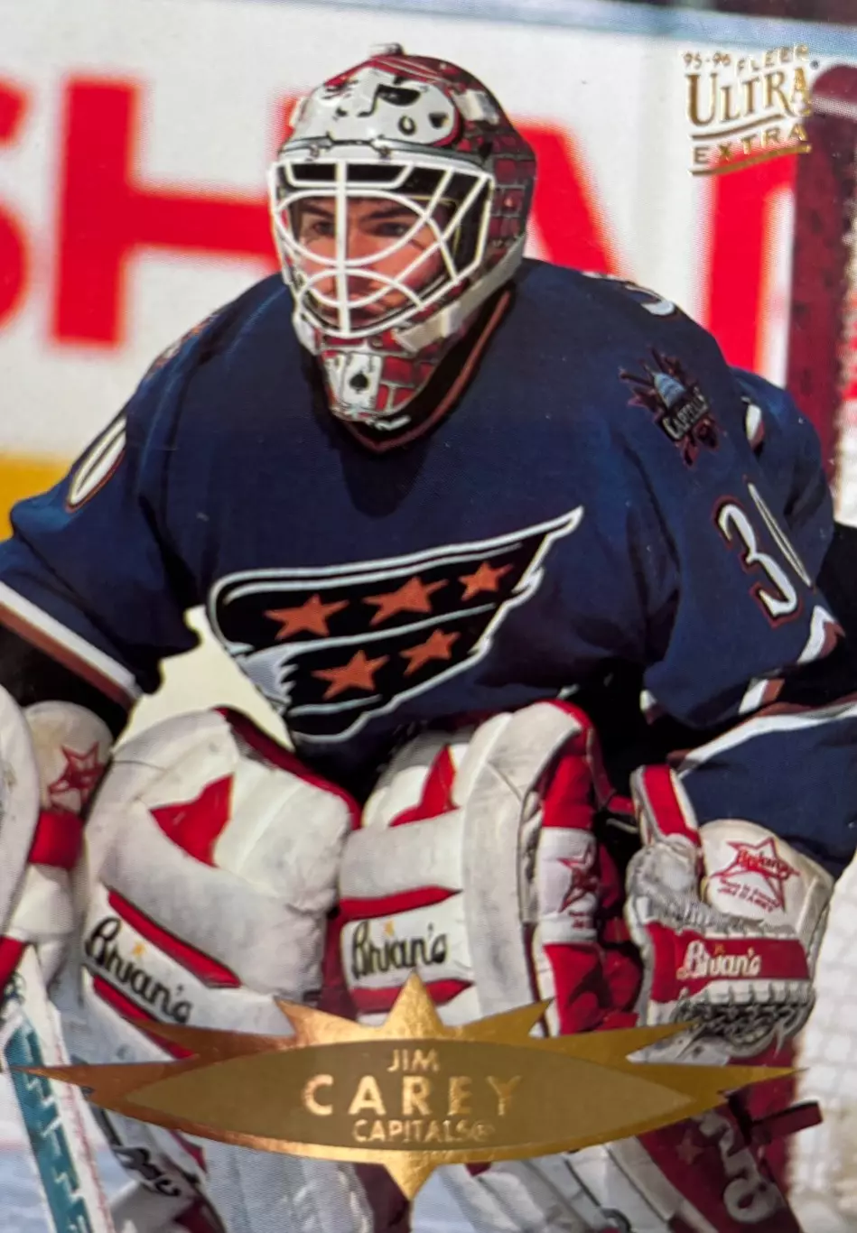 Карточка Jim Carey - Джим Кэри Washington Capitals - Вашингтон Кэпиталз НХЛ/NHL
