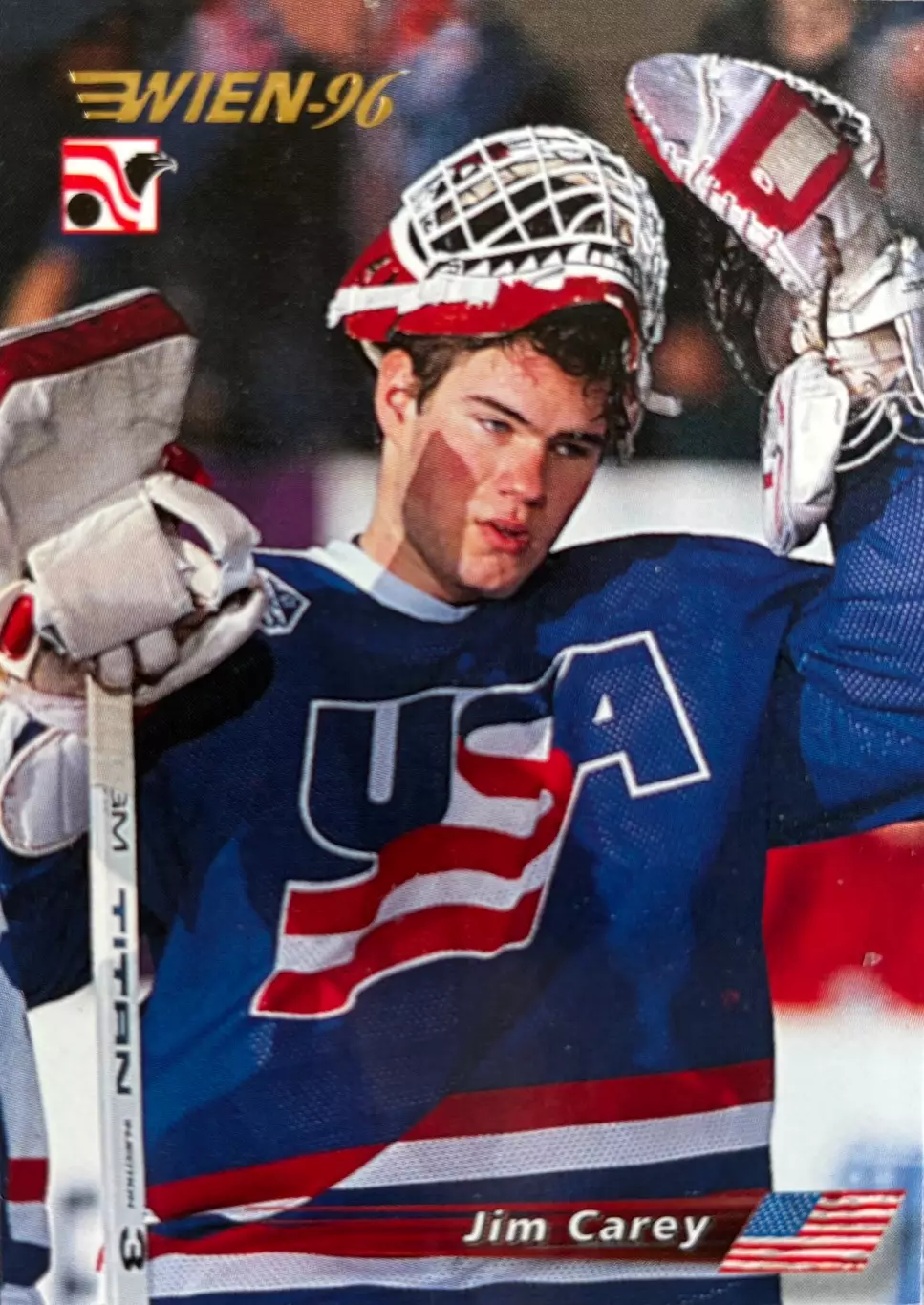 Карточка Jim Carey - Джим Кэри (USA/США) Washington Capitals - Вашингтон НХЛ/NHL