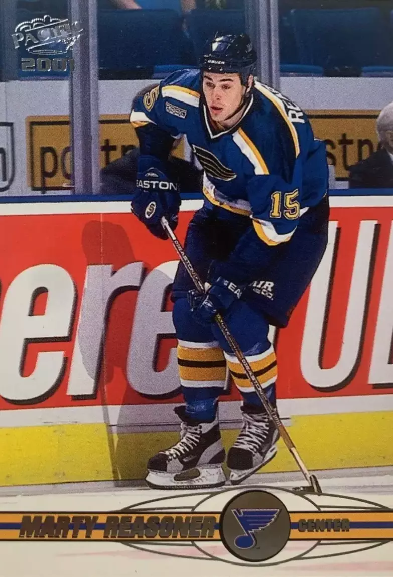 Хоккей. Карточка Marty Reasoner-Марти Ризонер St. Louis Blues/Сент-Луис НХЛ/NHL