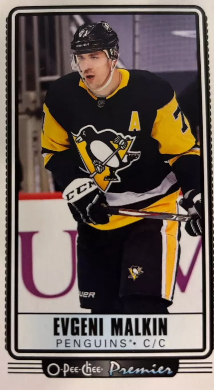 Карточка Евгений Малкин Pittsburgh Penguins/Металлург Магнитогорск КХЛ/NHL/НХЛ